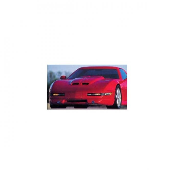 Corvette High Rise Hood Addition, C4R, Non-Functional, JohnGreenwood Design, 1984-1996
