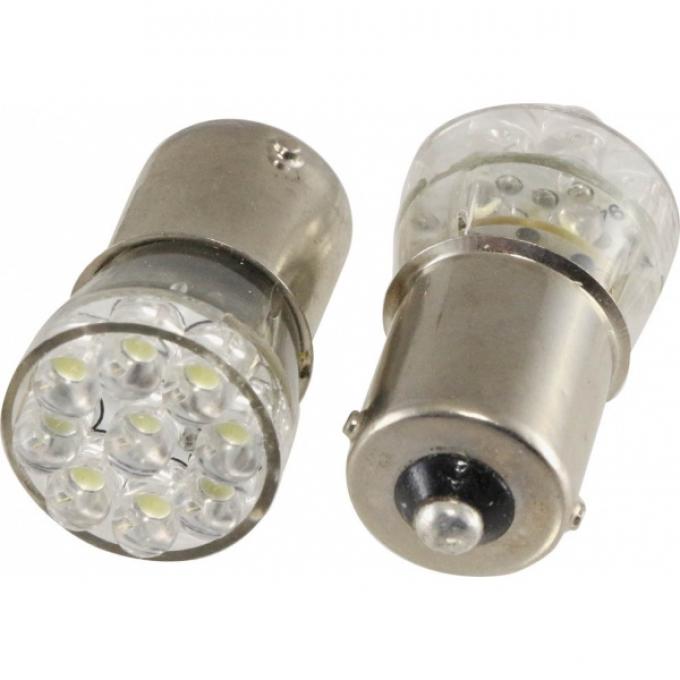 Light Bulbs, 1156, (15) Miniature LEDs Hyper White, Set of 2