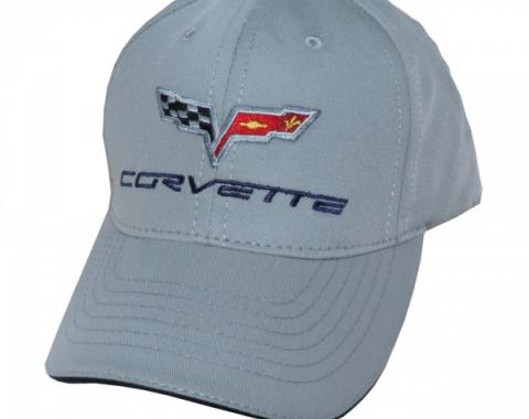 Corvette C6 Cap, Machine Silver