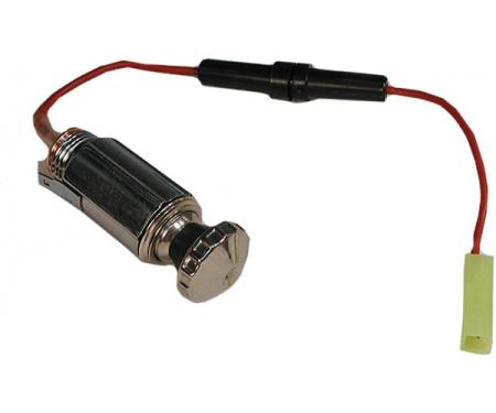 Corvette Cigarette Lighter, With Fuse Pigtail, 1956-1957