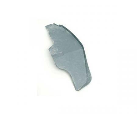Corvette Quarter Panel Splash Shield, Left Rear, Hand Laid, ACI, 1974-1982