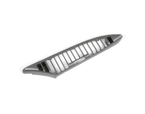 Corvette Air Conditioning Dash Vent Grille, Right, Gray, 1990-1991