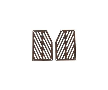 Corvette Burlwood Rear Speaker Covers, 1978-1982