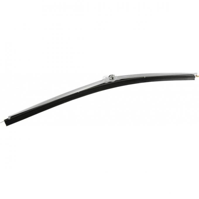 Corvette Satin Finish Windshield Wiper Blade with Insert, 1968-1982