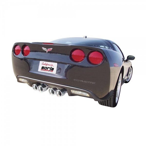 Corvette Mufflers, Borla, Sport SType Series, With Quad Round Tips