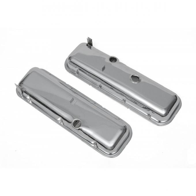 Corvette Valve Covers, Chrome, Non-Power Brake, Big Block, 1965-1974
