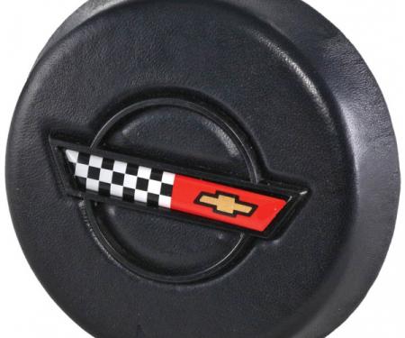 Corvette Horn Button, With Emblem, 1986-1989