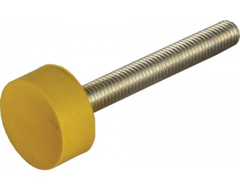 Corvette Hood Adjuster Bumper, Urethane, Front, Yellow, 1997-2004