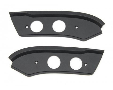 Corvette Roof Latch Trim Plate, Coupe, 1984-1986 Early