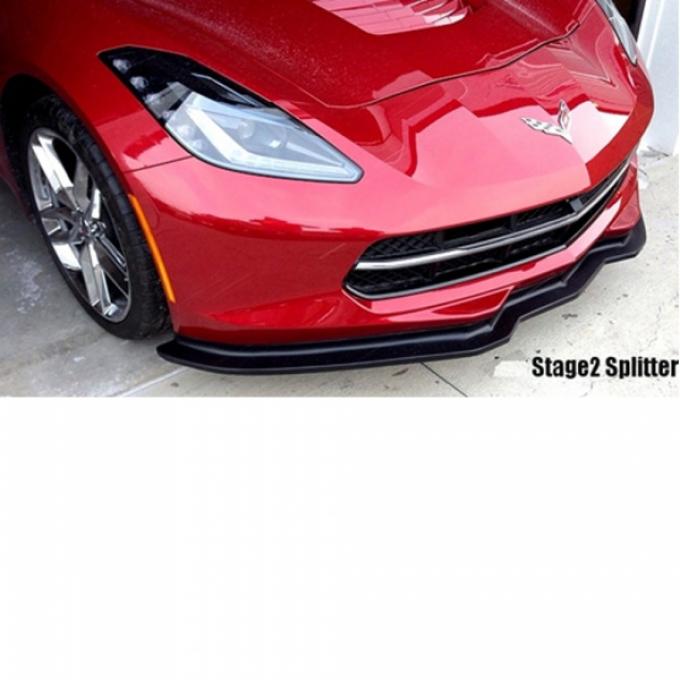 Corvette Stingray ZR7® Stage 2 Front Splitter, Painted Body Color, 2014-2017
