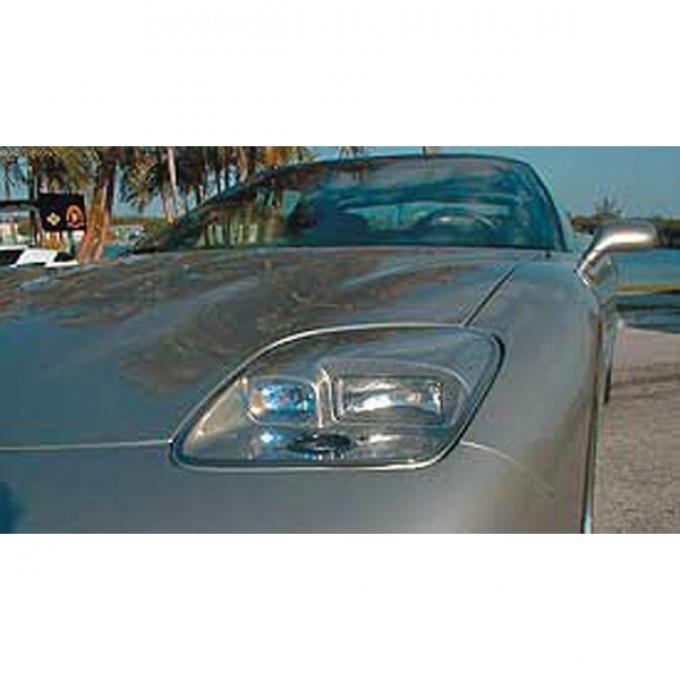 Corvette Headlight Lens, LeMans Style, 1997-2004