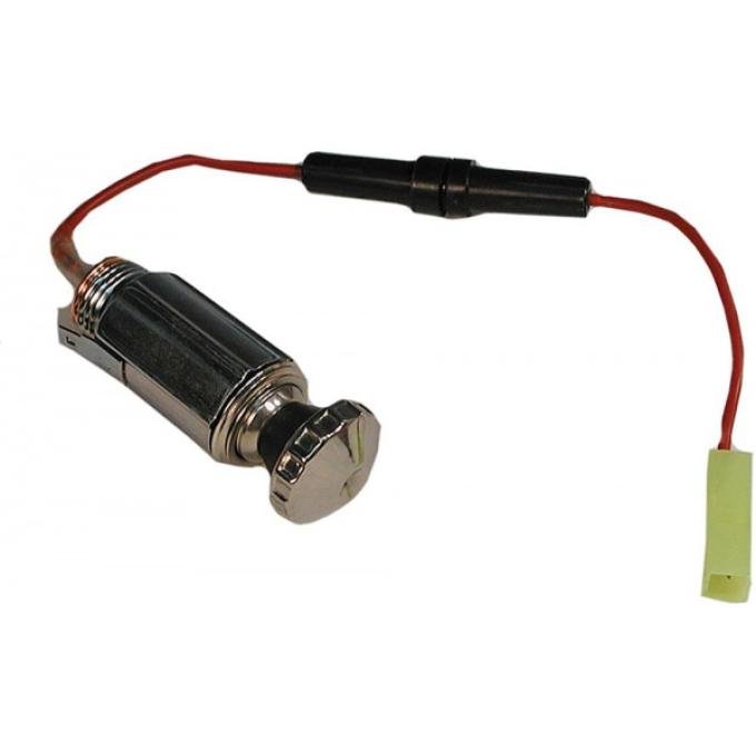 Corvette Cigarette Lighter, With Fuse Pigtail, 1956-1957