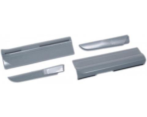 Corvette Door Panel & Sill Protector Kit, Clear, Sill Ease, 2005-2013
