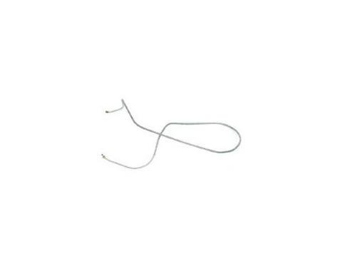 Corvette Brake Line, Front To Rear, With Power Brakes, Steel, 1965Late-1966