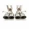 Corvette B&B Exhaust System, C6 Z06/ZR1 Bullet Quad Oval, 2006-2013