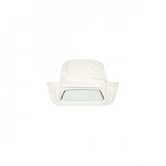 Corvette Convertible Vinyl Top, With Hard Window Upgrade, Brite White, 1986-1996