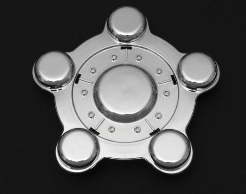 Corvette Wheel Center Cap, Chrome, 1997-1999