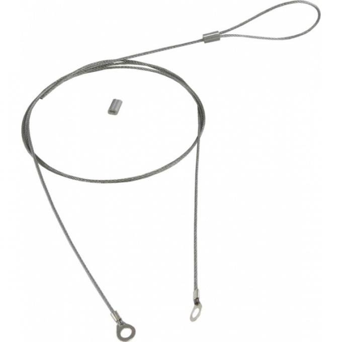 Corvette Emergency Hood Release Cable, 1968-1982