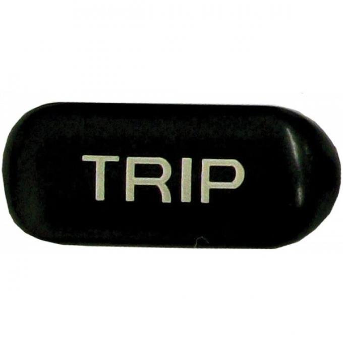Corvette Button, Trip, Black/White, 1994-1996