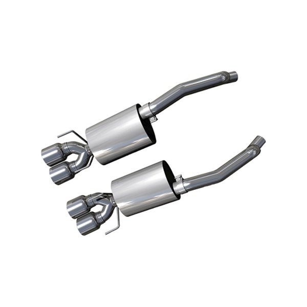 Corvette Kooks Axle Back Exhaust System With Polished Tips, 20052013