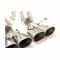 Corvette B&B Exhaust System, C6 Z06/ZR1 Bullet Quad Oval, 2006-2013