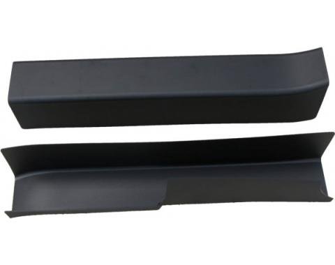 Corvette Sill Ease Protectors, Black, Without Letters, 1990-1996