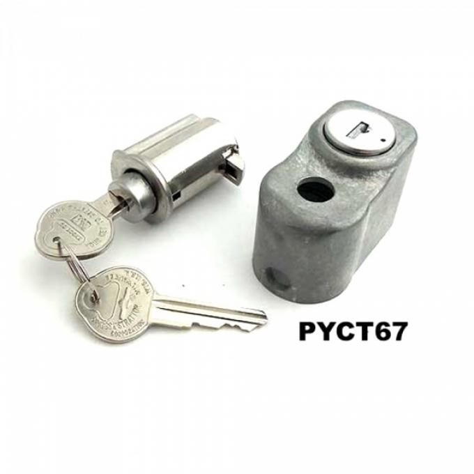 Max Performance Glove Box & Spare Tire Lock Kit With Original Keys, Concours Correct| PYCT67 Corvette 1967