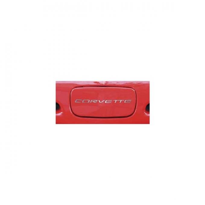 Corvette Front Bumper Letter Set, Chrome, 1997-2004