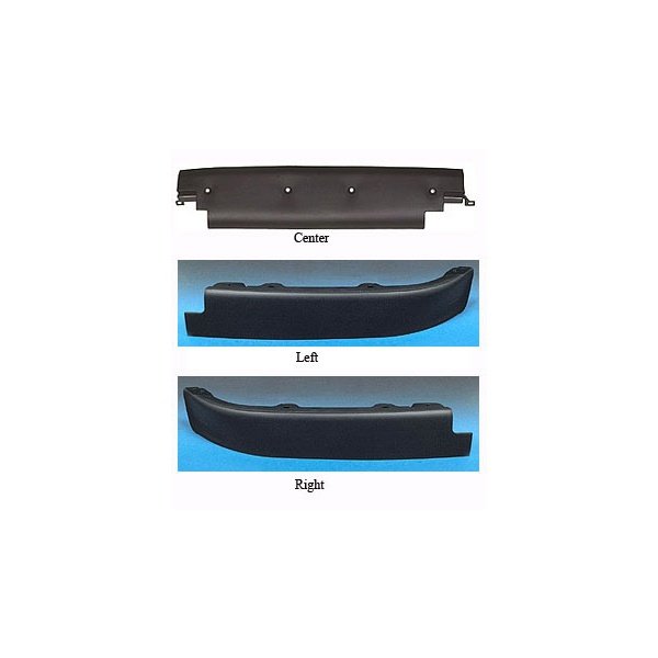 Corvette Front Spoiler Air Deflector, 3 Piece Set, 19972004