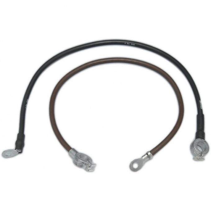 Lectric Limited Spring Ring Battery Cables, Big Block, For Cars Without Air Conditioning| BC2014 Corvette 1966-1967