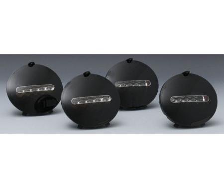 Corvette Taillight Kit, LED, Black Onyx, 2005-2013