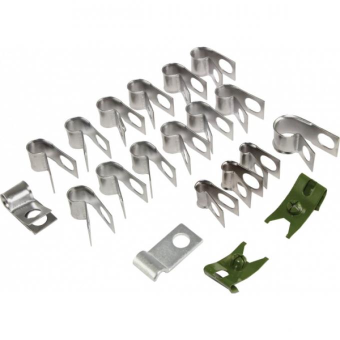 Corvette Brake & Fuel Line Clip Kit, 1968 Corvette Depot