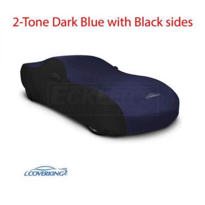 Corvette Z06 Convertible Car Cover, Coverking Satin Stretch 2-Tone, 2015-2017