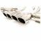 Corvette B&B Triflo Exhaust System, Route 66 4.5" Oval Tips, 1997-2004