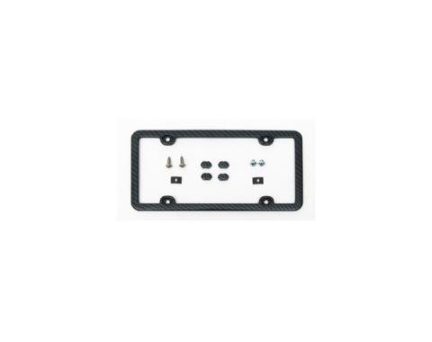 Corvette License Plate Frame, Carbon Fiber, Altec