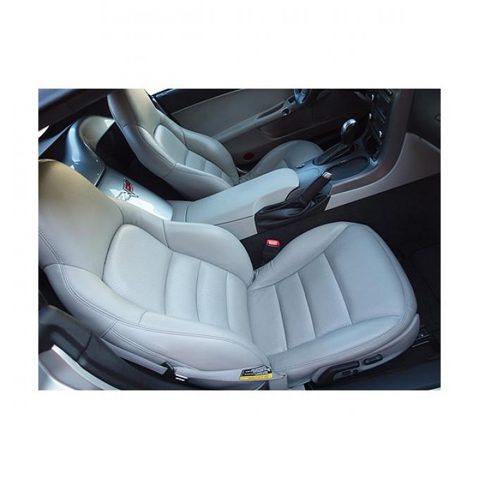 Corvette Seat Covers, Standard, 100% Leather, 2005-2011 | 05-11 Cashmere