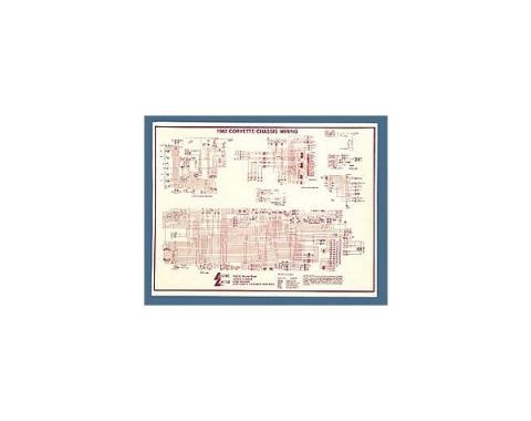 Lectric Limited Wiring Diagram, Laminated| Corvette 1955-1982