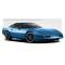 Corvette Cray Manta 20x9 Gloss Black With Mirror Cut Lip, 1-Piece Wheel, 1984-2013