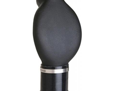 Corvette Power Intake Duct With Coupler, Plain "No Logo", 2001-2004