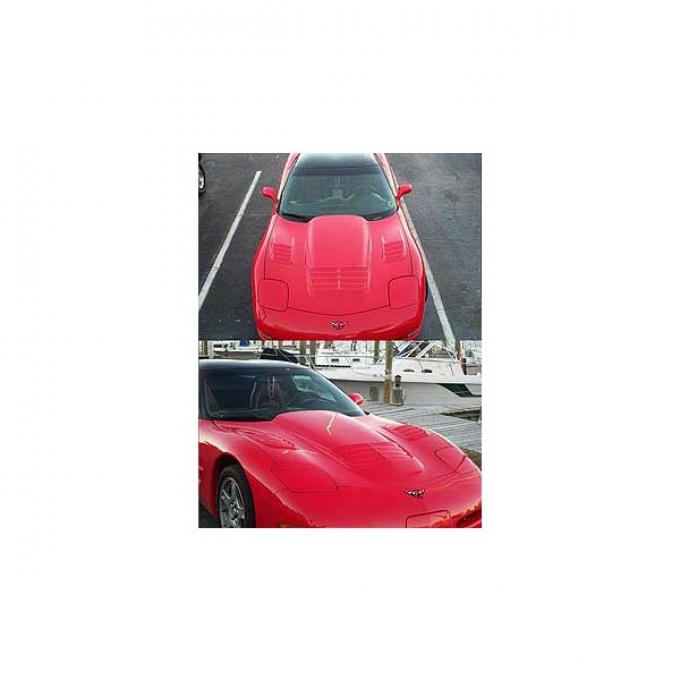 Premier Quality Products, Replica Hood, C5R| 41276Q Corvette 1997-2004