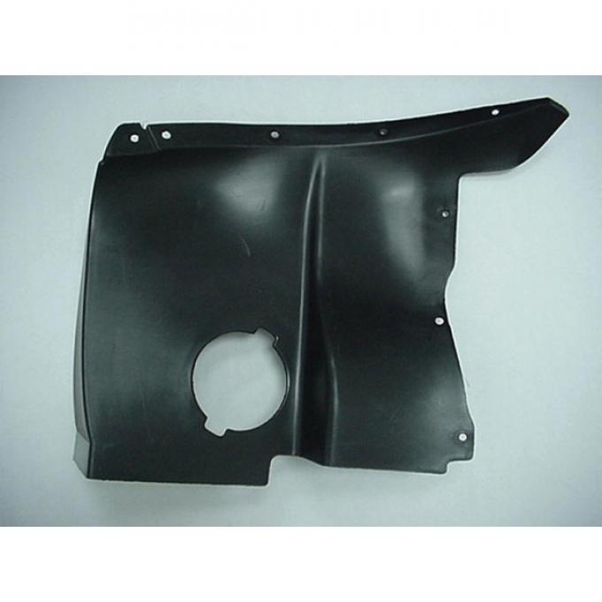 Corvette Inner Fender Skirt Extension, J55 Brake, Left, 2005-2009