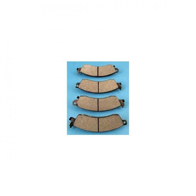Corvette Brake Pads, Front, Semi-Metallic, 1988-1996