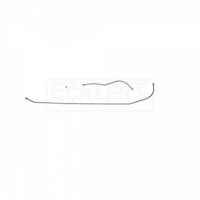 Fuel Tank To Pump Lines, Two Piece, One Union, Stainless Steel, 1954