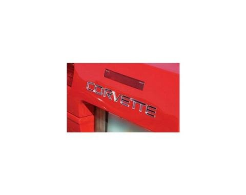 Corvette Rear Bumper Lettering Kit, 1991-1996 | 91-96 Red