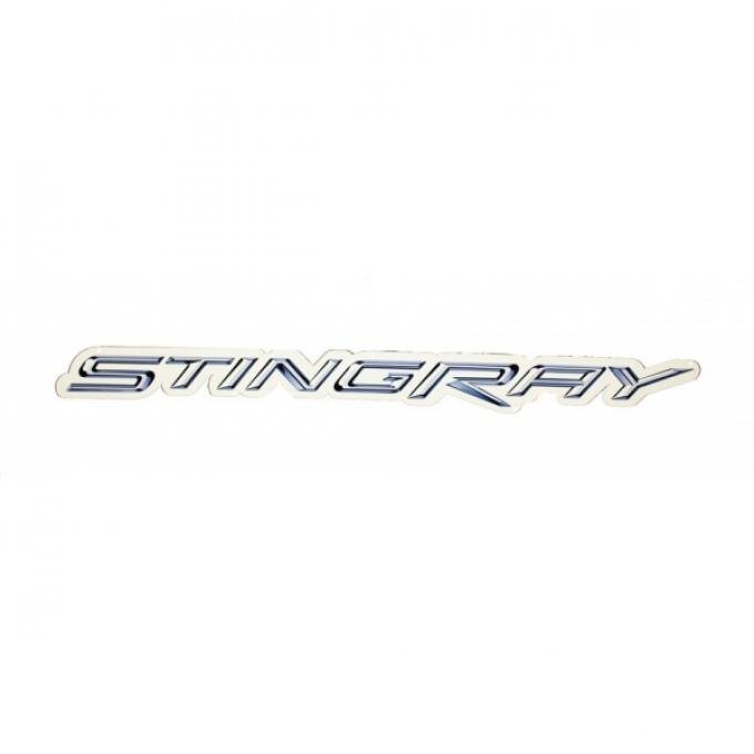Corvette Metal Sign, C7 Stingray Script 18" X 2"
