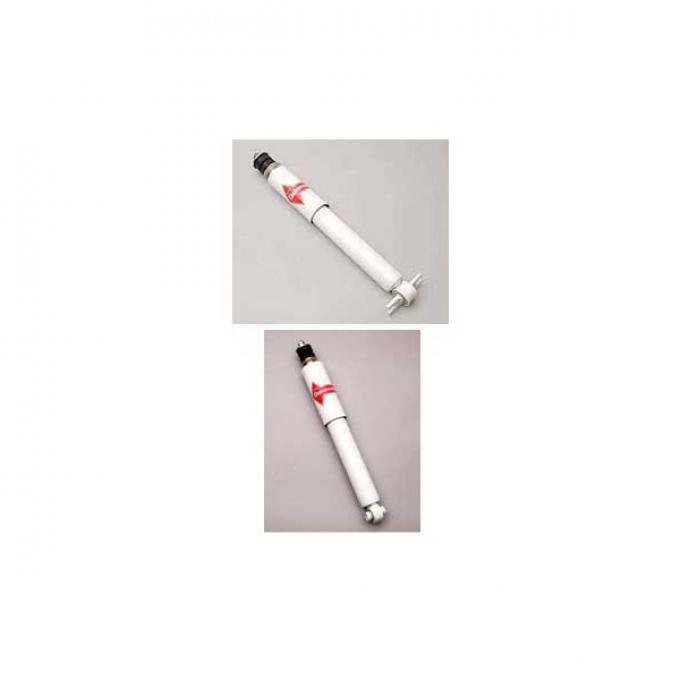 Corvette KYB Shock Absorbers, Gas, Front & Rear, Without Adjustable Suspension, 1989-1996