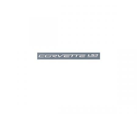 Corvette Fuel Rail Letter Set, LS3, Ultra Chrome, 2008-2013
