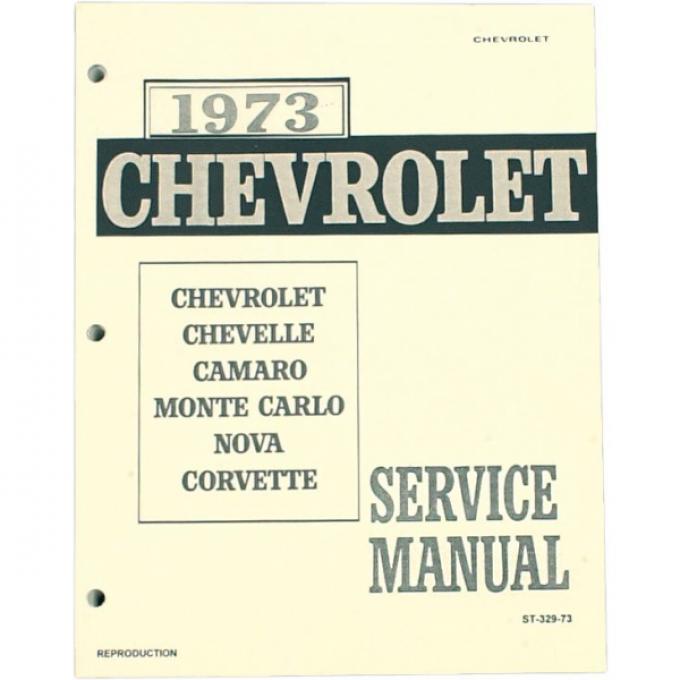 Corvette Service Manual, 1973