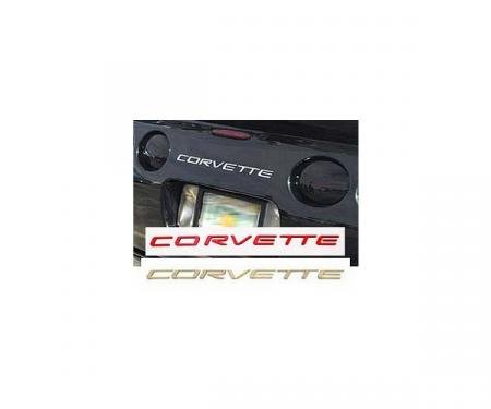 Corvette Rear Bumper Lettering Kit, 1997-2004