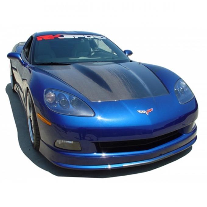 Corvette - RK Sport, Supercharger Hood, Carbon Fiber, 2005-2013